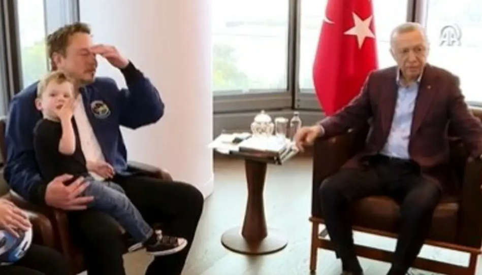 أردوغان يثير الجدل خلال لقاء ايلون ماسك